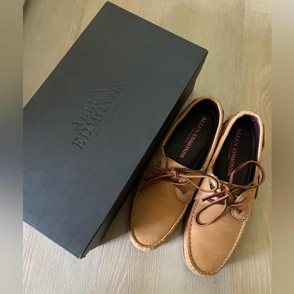 Allen Edmonds Suede Boat Shoes